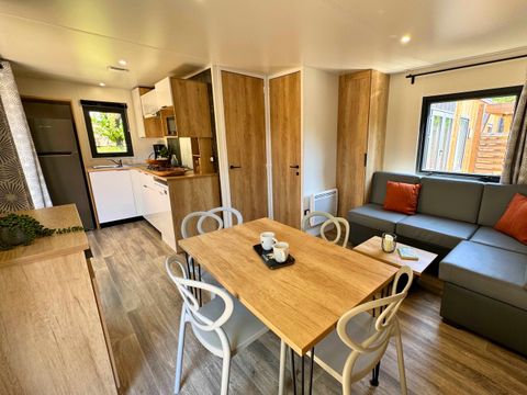 Mobilhome 6 personnes - Sunêlia Prestige - 2 chambres - 1 salle de bain - 29m²