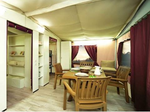 Tente en toile et en bois 5 personnes - Housing Tent