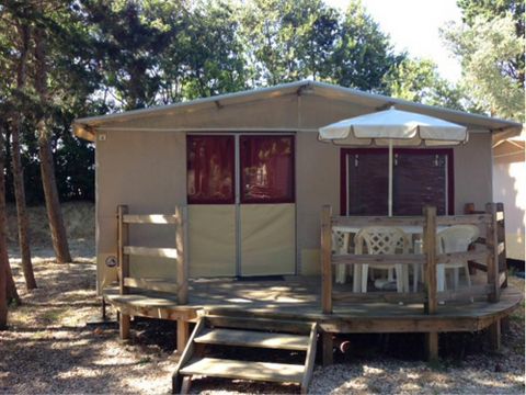 Tente en toile et en bois 5 personnes - Housing Tent