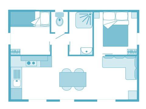 Chalet 4 personnes - Prestige 2ch