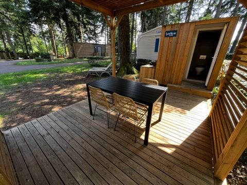 Emplacement - Emplacement Luxe Plus - Sanitaire individuel + Terrasse