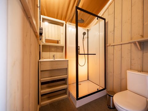 Tente en toile et en bois 5 personnes - Tente Lodge Prestige Plus - 2 chambres - [new 2024]