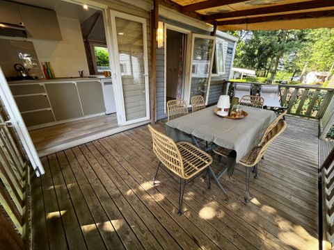 MOBILHOME 5 personnes - Prestige Plus 32m² 2 chambres - climatisé