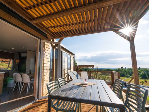 MOBILHOME 6 personnes - Mobil-Home Sunelia Luxe 40m² 3 chambres 2 salles de bain - Climatisé