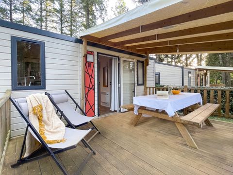 MOBILHOME 6 personnes - Prestige Plus 28m² 3 chambres - climatisé