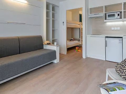 STUDIO 4 personnes - Premium Studio 4 personnes Coin nuit Terrasse