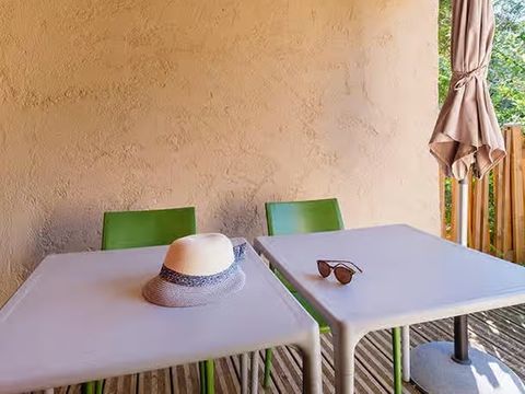 BUNGALOW 5 personnes - Essentiel Bung Chambre 5 personnes Terrrasse
