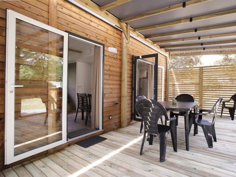 Mobilhome 4 personnes - Nest29 - 30,8 m²- - 2 chambres - Terrasse couverte - TV