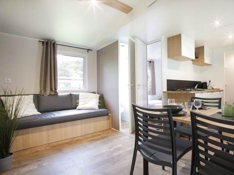 Mobilhome 4 personnes - Nest29 - 30,8 m²- - 2 chambres - Terrasse couverte - TV