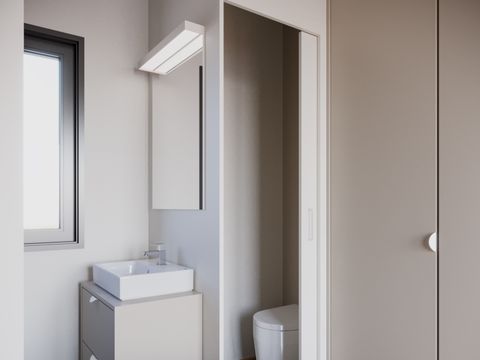 Lodge 4 personnes - Serenity 33,9 m² - 2 chambres - 2 salles de bain - Terrasse - TV