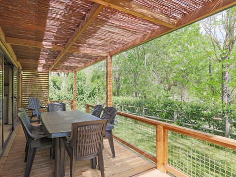 Chalet 4 personnes - Portland 35 m² - 3 chambres - Terrasse couverte - TV
