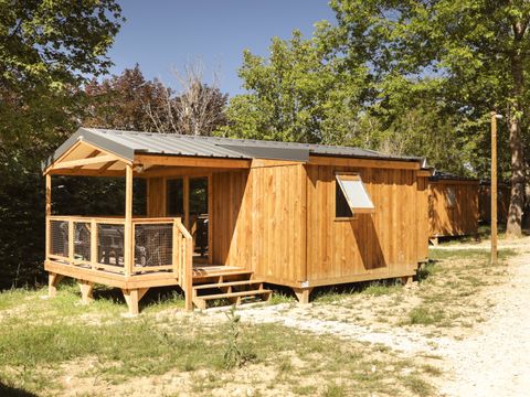 Tente en toile et en bois 4 personnes - Cosy Glamping - 2 chambres - 1 salle de bain