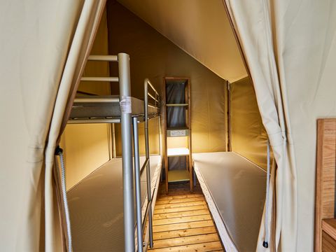 TENTE TOILE ET BOIS 5 personnes - Tente Safari 2 CH 5 pers