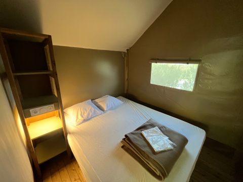 TENTE TOILE ET BOIS 5 personnes - Tente Safari 2 CH 5 pers