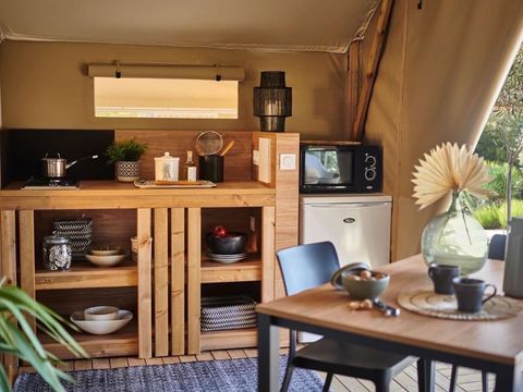 TENTE TOILE ET BOIS 10 personnes - Tente Safari + 7/10 pers