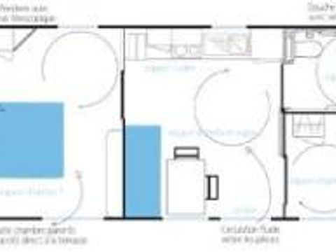 MOBILHOME 4 personnes - Standard PMR 2 CH 4 pers