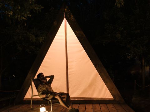 Tente en toile et en bois 2 personnes - Cabin Tent