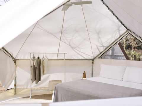Tente en toile et en bois 2 personnes - Bell Tent