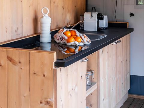 Tente en toile et en bois 2 personnes - LODGE FAMILY PLUS