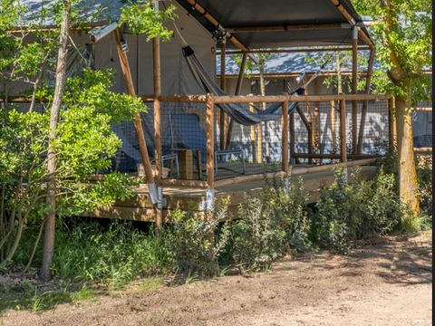 TENTE TOILE ET BOIS 2 personnes - LODGE FAMILY PLUS