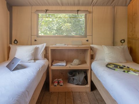 Tente en toile et en bois 2 personnes - LODGE FAMILY