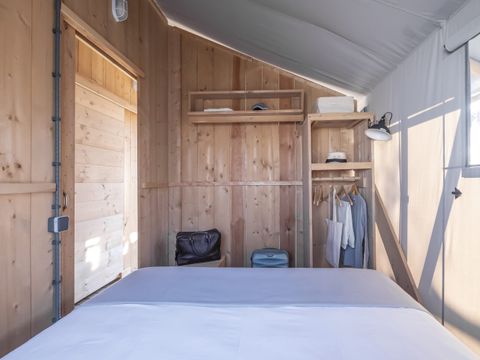 Tente en toile et en bois 2 personnes - LODGE FAMILY DUPLEX