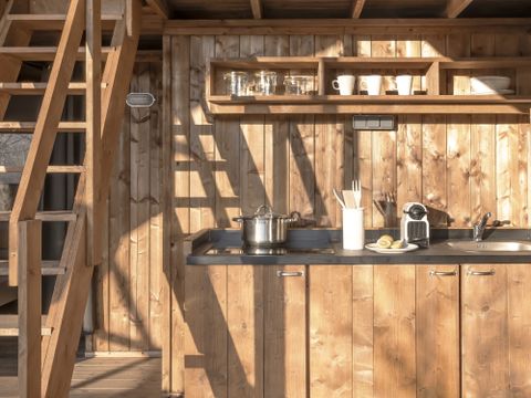 TENTE TOILE ET BOIS 4 personnes - LODGE FAMILY DUPLEX