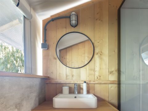 Tente en toile et en bois 2 personnes - LODGE GRAND FAMILY