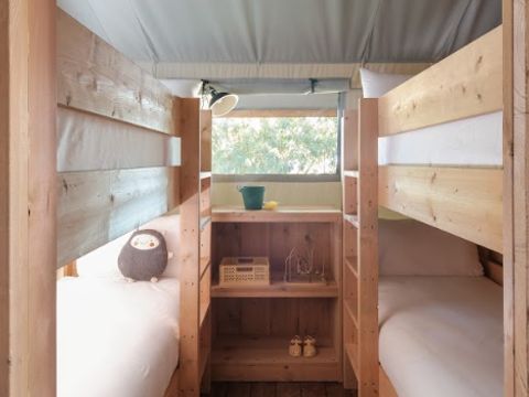 TENTE TOILE ET BOIS 6 personnes - LODGE GRAND FAMILY