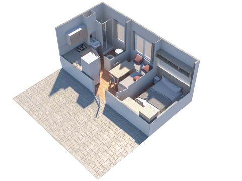 MOBILHOME 3 personnes - Peonia