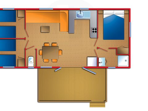 MOBILHOME 6 personnes - CASITA 6 PAX