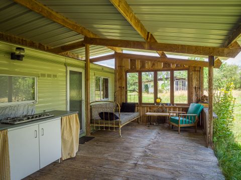 MOBILHOME 7 personnes - prix inclus pour 4 participants