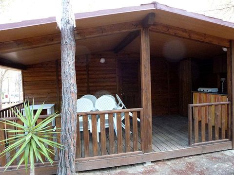 BUNGALOW 4 personnes - en bois 2+2 22 m²