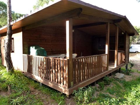 BUNGALOW 4 personnes - en bois 2+2 Confort