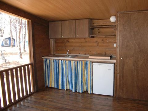 BUNGALOW 6 personnes - en bois 4+2 42 m²