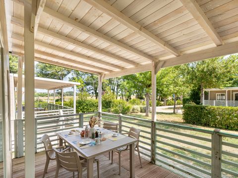 Mobilhome 5 personnes - Lodge Superior adapté aux animaux