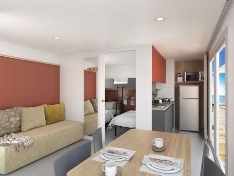 MOBILHOME 6 personnes - Glam (animaux acceptés)