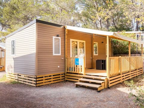 Mobilhome 6 personnes - Mobil-home | Premium | 3 Ch. | 6 Pers. | Terrasse surélevée | Clim.