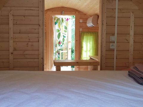 Hébergement 2 personnes - Hébergement Tonneau - Sans sanitaires - Toilette sèche