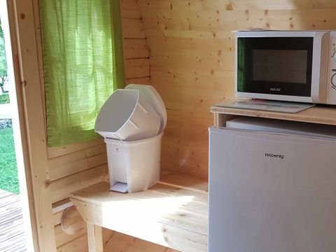 Hébergement 2 personnes - Hébergement Tonneau - Sans sanitaires - Toilette sèche