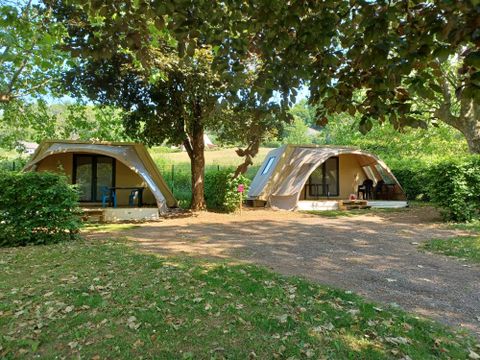 Tente en toile et en bois 4 personnes - Hébergement Coco Sweet Famille - Sans sanitaires