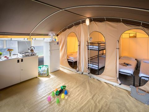 TENTE TOILE ET BOIS 6 personnes - Lodgetent Holiday