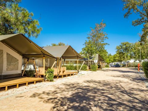 Tente en toile et en bois 4 personnes - Stella Maris - Tente Safari Confort