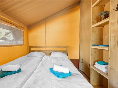 TENTE TOILE ET BOIS 4 personnes - Stella Maris - Tente Safari Lodge + air conditionné (5P)