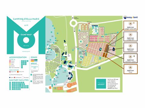 TENTE TOILE ET BOIS 4 personnes - Stella Maris - Tente Safari Lodge + air conditionné (5P)