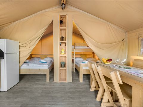 TENTE TOILE ET BOIS 5 personnes - Stella Maris - Tente Safari Douillette
