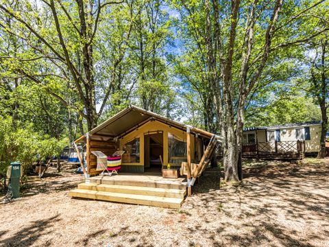 Tente en toile et en bois 4 personnes - Stella Maris - Tente Safari Douillette