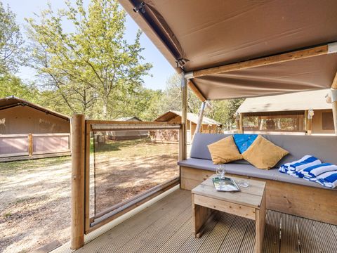 Tente en toile et en bois 4 personnes - Stella Maris - Safari tent Lodge (5P)