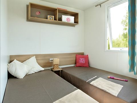 MOBILHOME 6 personnes - 111 MOBIL HOME 3 CHAMBRES clim tv