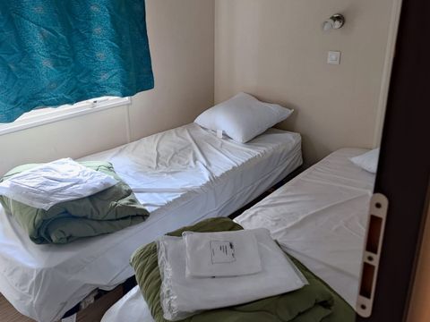MOBILHOME 6 personnes - 111 MOBIL HOME 3 CHAMBRES clim tv